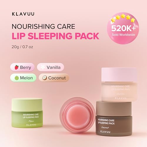 Klavuu Berry Lip Sleeping Mask for Chapped Lips - 0.7oz