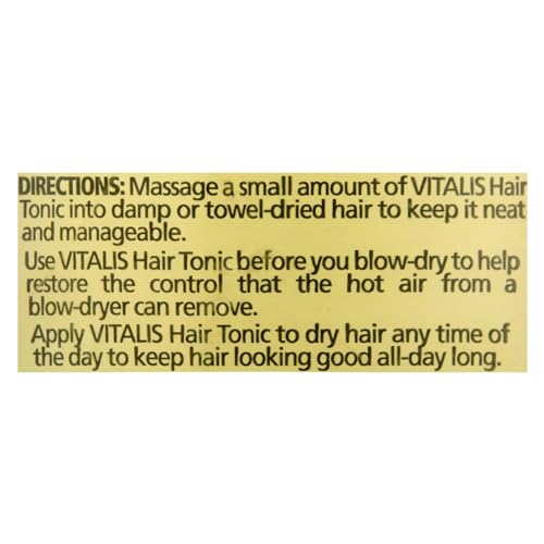Vitalis Hair Tonic for Men - 7 oz Pack of 2 | Frizz Control