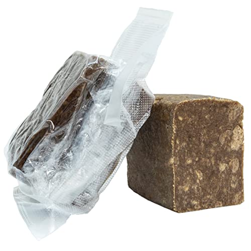 Shea Farms African Black Soap 8oz Bar - Deep Cleansing for Acne & Eczema