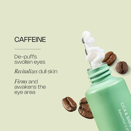 Meebak Cica & Bakuchiol Eye Cream for Dark Circles & Puffiness