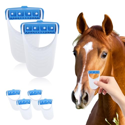 Disposable Horse Grooming Razors - 6 Pack with Stainless Steel Blades
