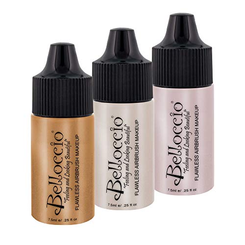Belloccio Flawless Airbrush Makeup Shimmer Blush Set - Trio