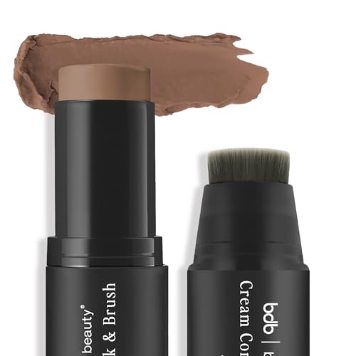 Billion Dollar Brows Soft Suede Contour Stick & Brush - Matte Bronzer for Face