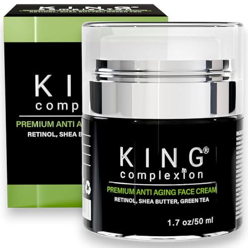 KING Complexion Anti-Aging Face Moisturizer for Men with Retinol (1.7 oz)