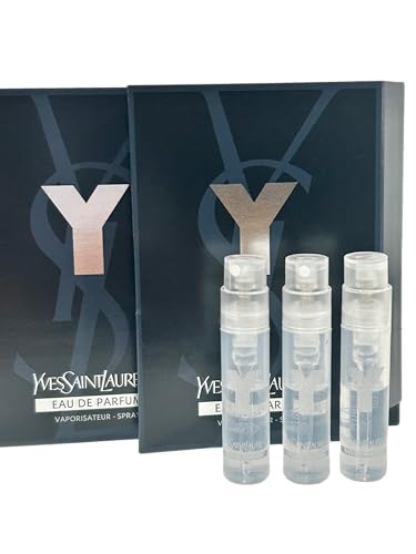 Yves Saint Laurent Y Men EDP Sample Set of 3 - 1.2 ml Vials