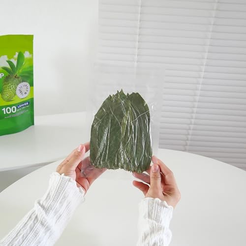 NalLife Soursop Leaves Tea - 100 Whole Dried Leaves for Rich Brew