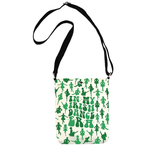 Irish Dance Makeup Bag - Canvas Zipper Pouch for Cosmetics & Travel