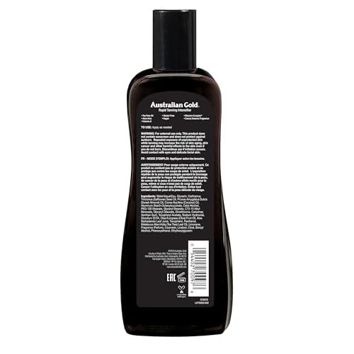 Australian Gold Rapid Tanning Intensifier Lotion, 8.5 Fl Oz | With Tea Tree Oil and Aloe Vera | Vitamin E