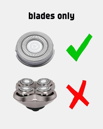 Pitbull Shaver Replacement Blades - 4 Pack for Skull Shaver Heads