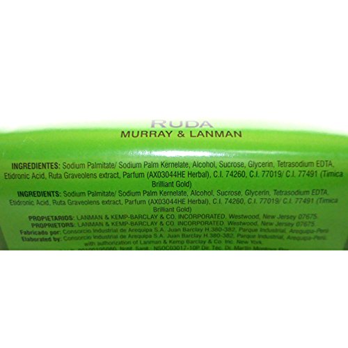Murray & Lanman Rue Glycerine Soap Set of 2 Unscented 1.68 oz Each (Pack of 2) US & Territories