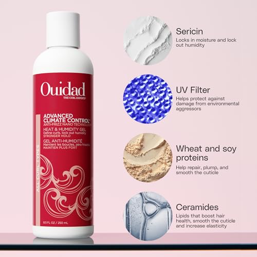 Ouidad Advanced Climate Control Curl Gel - Strong Hold, Anti-Frizz
