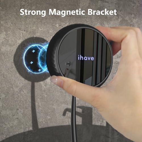 iHave Upgraded Black UV Toothbrush Sanitizer Wall Mount Holder