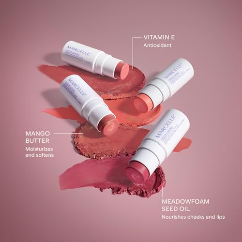 Marcelle Cheek Loving Multi-Stick, Perfectly Nude - Hydrating Blush & Lip