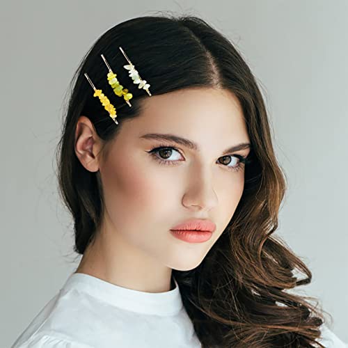 Colorful Crystal Hair Pins Set of 15 - Blue FY0200 FY0202