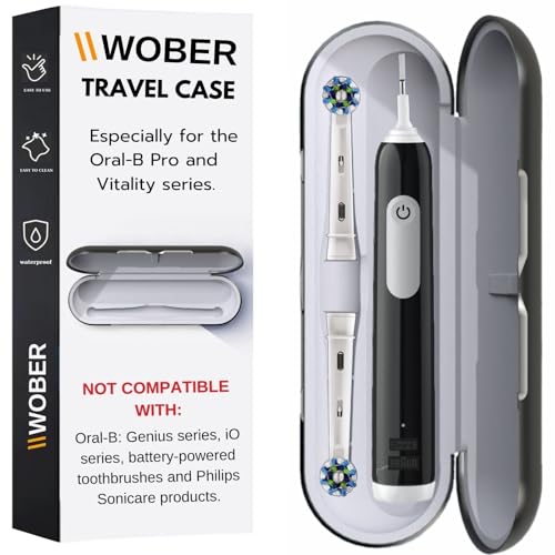 Hard Travel Case for Oral-B Pro Series Electric Toothbrush - Black