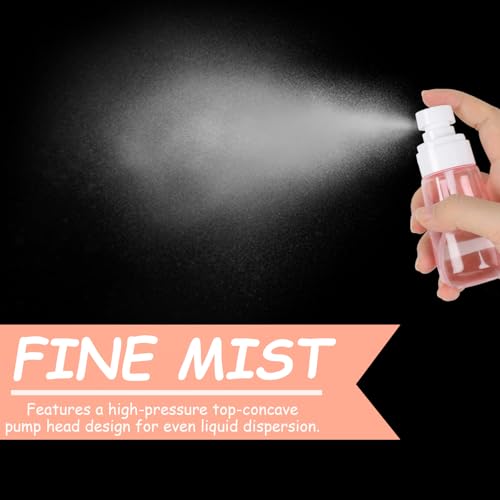 Ninsula 6 Pack TSA Approved Travel Spray Bottles - 60ml Fine Mist