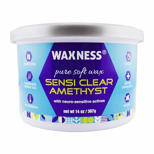 Waxness Sensi Clear Amethyst Soft Wax 14 oz - Rosin-Free Gel Formula