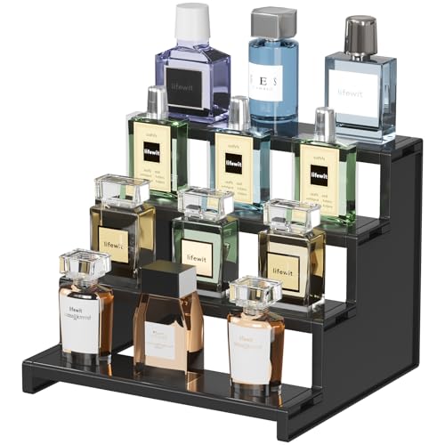 Lifewit Perfume Organizer - 9-Inch Display Stand for Cosmetics & Collectibles