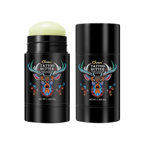 Proamate Natural Tattoo Aftercare Butter Balm - Moisturizer for Healing & Color Enhancement