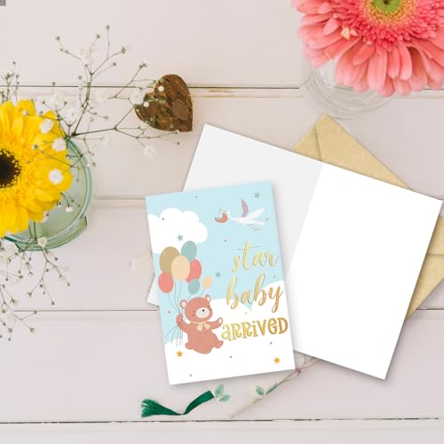 SuperShunhu 24 Pack Baby Shower Greeting Cards with Envelopes