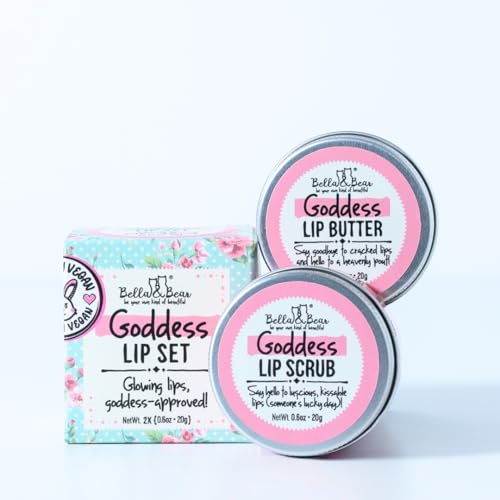Goddess Tropical Lip Scrub & Lip Butter Set - Vegan & Cruelty-Free