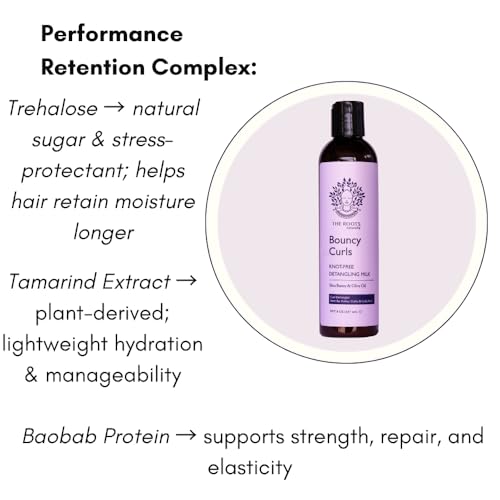 The Roots Naturelle Bouncy Curls Detangling Milk - 8 oz