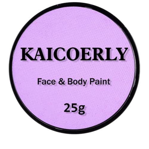 KAICOERLY Purple Water-Based Face & Body Paint Palette for Halloween & Cosplay