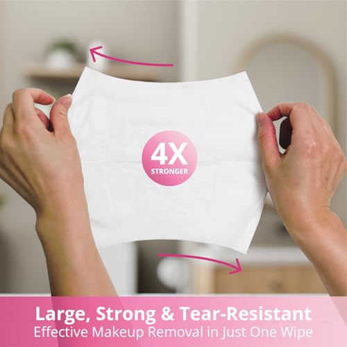 Air Jungles Micellar Makeup Remover Wipes, 50 Individually Wrapped Wipes