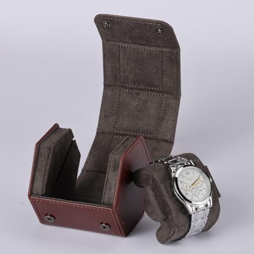 Luxury Watch Roll Travel Case - Eco-Friendly Leather Organizer for Men & Women
