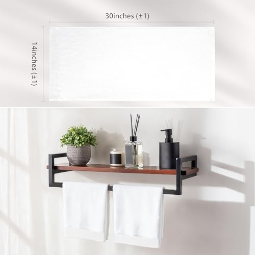 Premium 100% Cotton Hand Towels Set of 2 - Soft, Durable, 14x30 inches