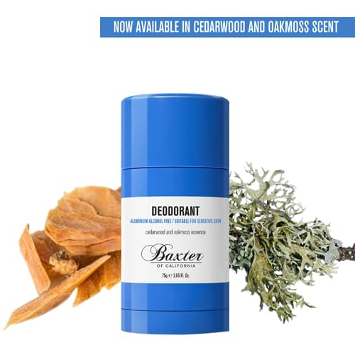 Baxter of California Aluminum-Free Deodorant, Cedarwood & Oakmoss, 2.65 oz