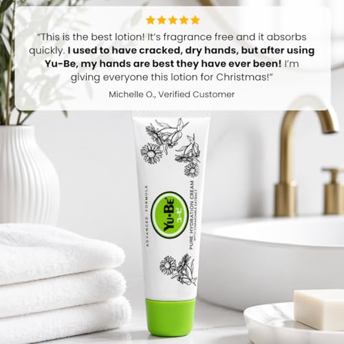 Yu-Be Advanced Formula Pure Hydration Cream - Single Moisturizer for Face, Body & Hands