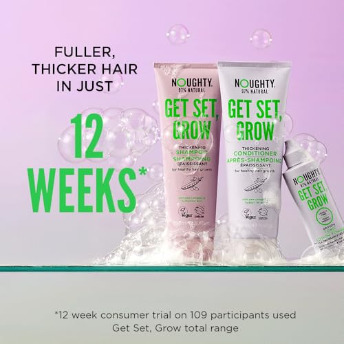 Noughty Get Set Grow Hair Thickening Conditioner 250ml - 97% Natural with Coffee Beans