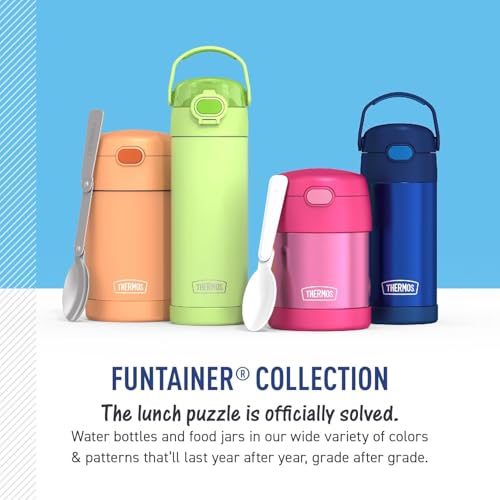 THERMOS FUNtainer 10oz Kids Food Jar - Insulated Stainless Steel, Pink