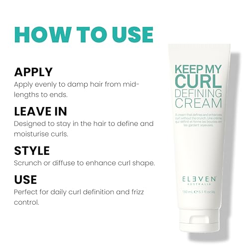 ELEVEN Australia Keep My Curl Defining Cream for Wavy and Curly Hair