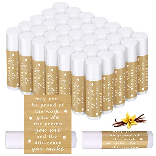 Demissle 24 Pcs Vanilla Lip Balm - Employee Appreciation Gifts