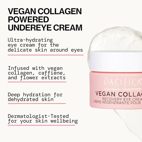 Pacifica Vegan Collagen Overnight Recovery Cream - 2-in-1 Anti-Aging Moisturizer & Eye Cream