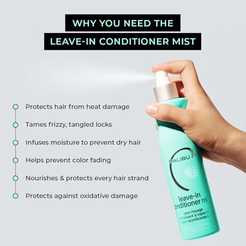 Malibu C Leave-In Conditioner & UV Protectant for Hair - 9oz