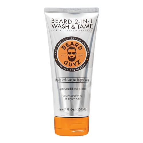 Beard Guyz 2-in-1 Beard Wash and Conditioner, Deep Cleansing Beard Shampoo for Men, Softening & Taming Formula ? 6.7 oz (Pack of 1)