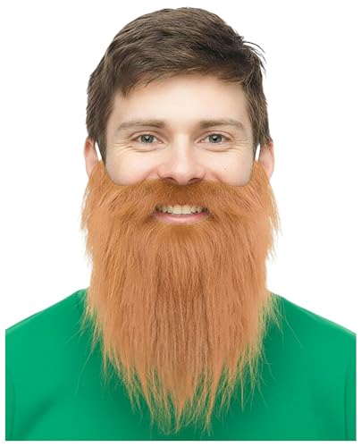 Ginger Fake Leprechaun Beard for St. Patrick's Day Costumes