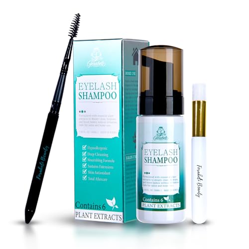Forabeli Eyelash Shampoo 50ml with Brush - Gentle Foam Cleanser