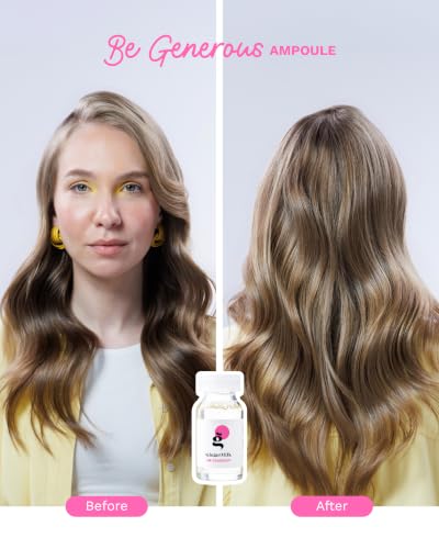 Ginger Milk Nutritive Hair Ampoule Pack of 3 - Protein & Pro-Vitamin B5 for Dry, Weak Hair