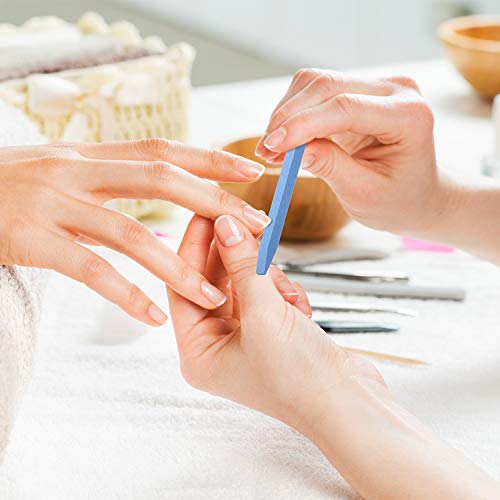 Mudder 40 Pcs Stone Nail File Set - Pumice Stick for Manicure & Pedicure, 4 Colors