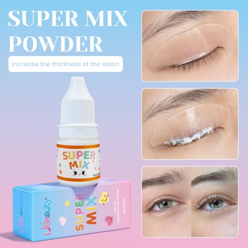 Libeauty Korean Lash Lift Powder - Glueless Eyelash Perming Solution, Nourishing & Easy to Use