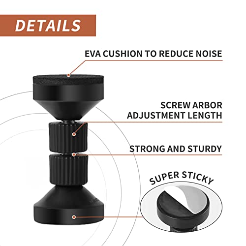 Adjustable Bed Frame Anti-Shake Tool - Headboard Stoppers (2pcs, 40-100mm)