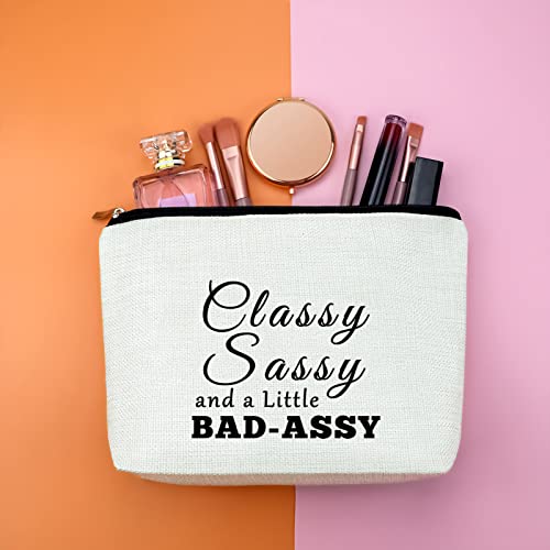 Friendship Gift Makeup Bag - Funny Sassy Cosmetic Pouch for Women - Variation: Friendship Gift03