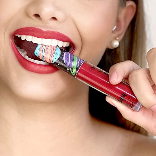 YuYa Mi Amor Matte Liquid Lipstick - Intense Red, Long-Lasting Color