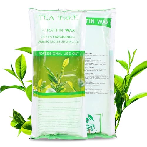 Tea Tree Scented Paraffin Wax Refills - 12 Pack for Paraffin Bath