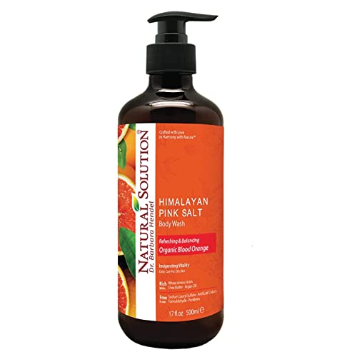 Natural Solution Organic Body Wash with Himalayan Pink Salt & Blood Orange