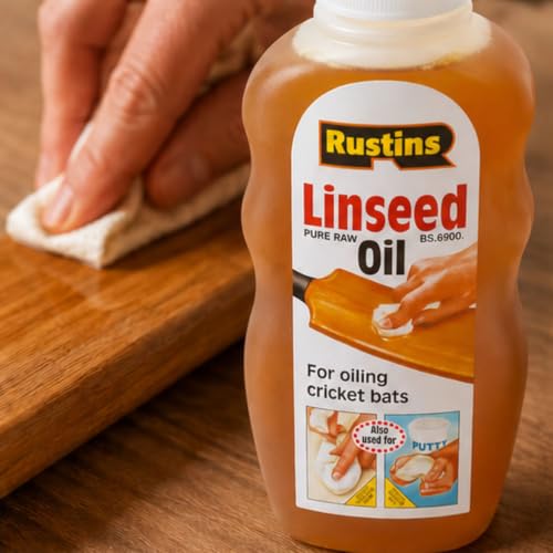 Rustins Raw Linseed Oil 300ml - Natural Wood Treatment & Lubricant
